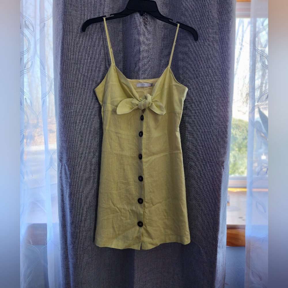 Lush Yellow mini dress